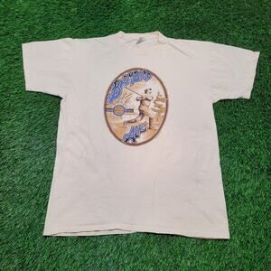 Vintage 90s Babe Ruth "Bambino Ale" T-Shirt Mens Large Single Stitch